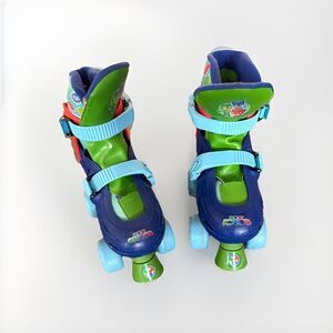 PJ Masks Adjustable Roller Skates – Youth Size 10J–13J  Beginner Kids Toe Brake